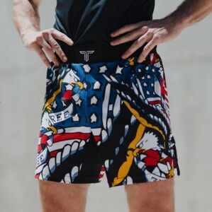 Takedown Star Spangled Fight Shorts (S)
